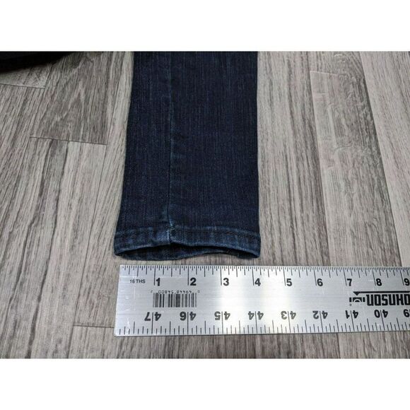 (3/$35) Levis 535 Size 7 Embroidered Pockets Skinny Denim Blue Jeans Jeggings - Picture 12 of 12